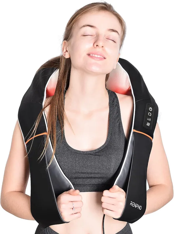 Renpho masseur cervical shiatsu chauffant à drapé