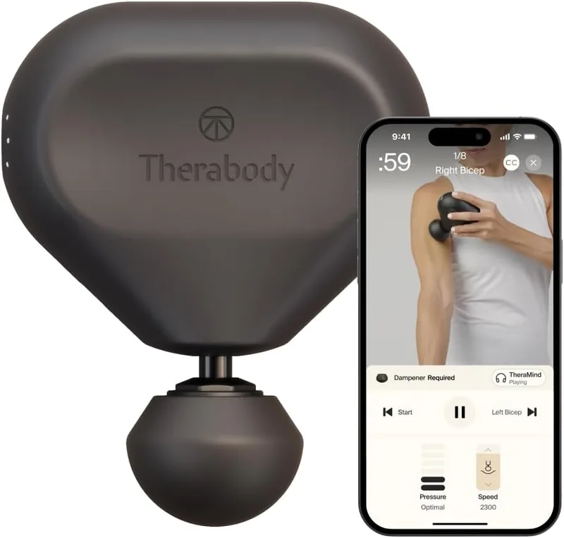 Theragun Mini 2nd Gen pistolet de massage compact triangulaire
